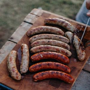 Frozen Toulouse Pork Sausage With Fresh Ham 
