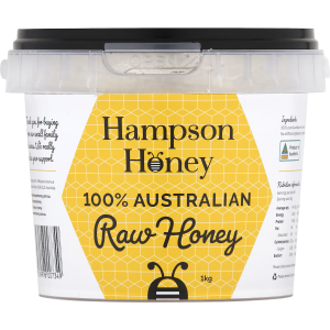 Hampson Honey Australian Raw Honey Tub 1kg