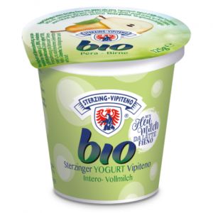 Vipiteno Yogurt Organic Pear 3.9% 125g B1G1