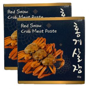 2 x JS Korean Red Snow Crab Meat Paste (Cooked)