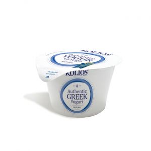 Tray of Authentic Greek Strain Yogurt