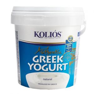 Tray of Authentic Greek Strained Yogurt