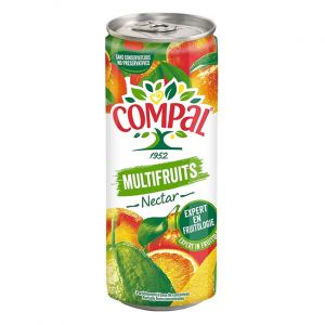 12 X Compal Multifruit Juice Can