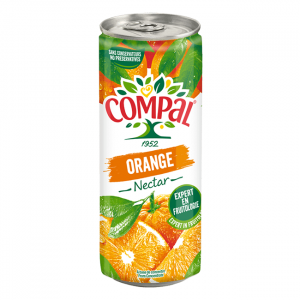 12 X Compal Orange Juice Can