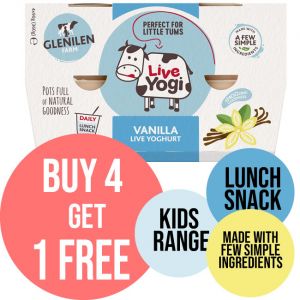 Vanilla Live Yogurt For Kids B4G1