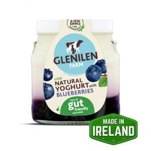 Blueberry Live Yogurt Glass Jar