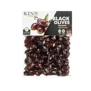 King of Olives Black Olives Kalamon Vacuum 200g