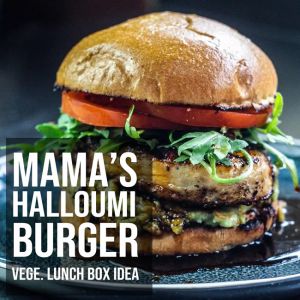 Mama's Halloumi Vegetarian Burger