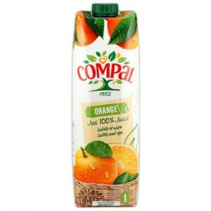 6 X Compal Orange Juice 1l