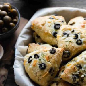 6 X Feta Cheese and Olives Scone