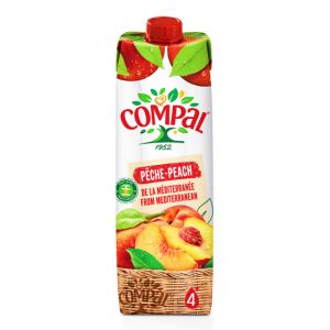 6 X Compal Peach NFC Juice 1l
