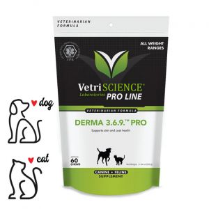 Derma 3.6.9 PRO Bite-Sized Chews For Dogs And Cats