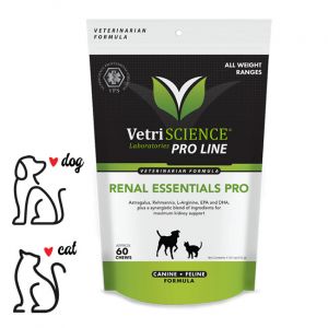 Renal Essentials PRO Bite-Sized Chews For Dogs And Cats