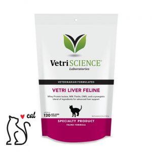 Vetri Liver Feline Bite-Sized Chews For Cats