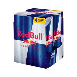 4 x Red Bull Cans 250ml