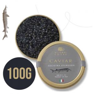 100g Tin of Oscietra Caviar  Acipenser Gueldenstadii