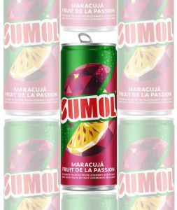 6 X Sumol Passionfruit Sparkling Juice Cans