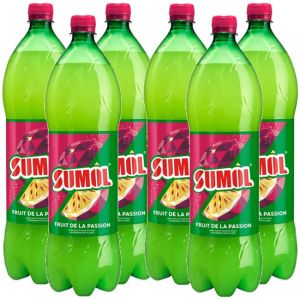 6 X Sumol Passionfruit Sparkling Juice Bottles
