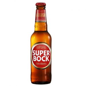 6 X Super Bock Beer Bottle 330ml