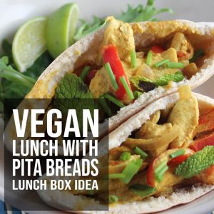 Vegan Pita Bread Lunch