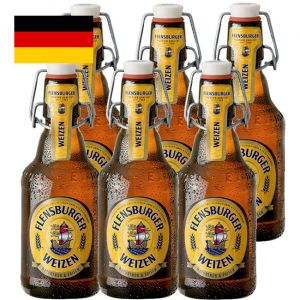 6 X German Flensburger Weizen Beer