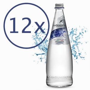  12 X Sparkling Water Glass Bottle